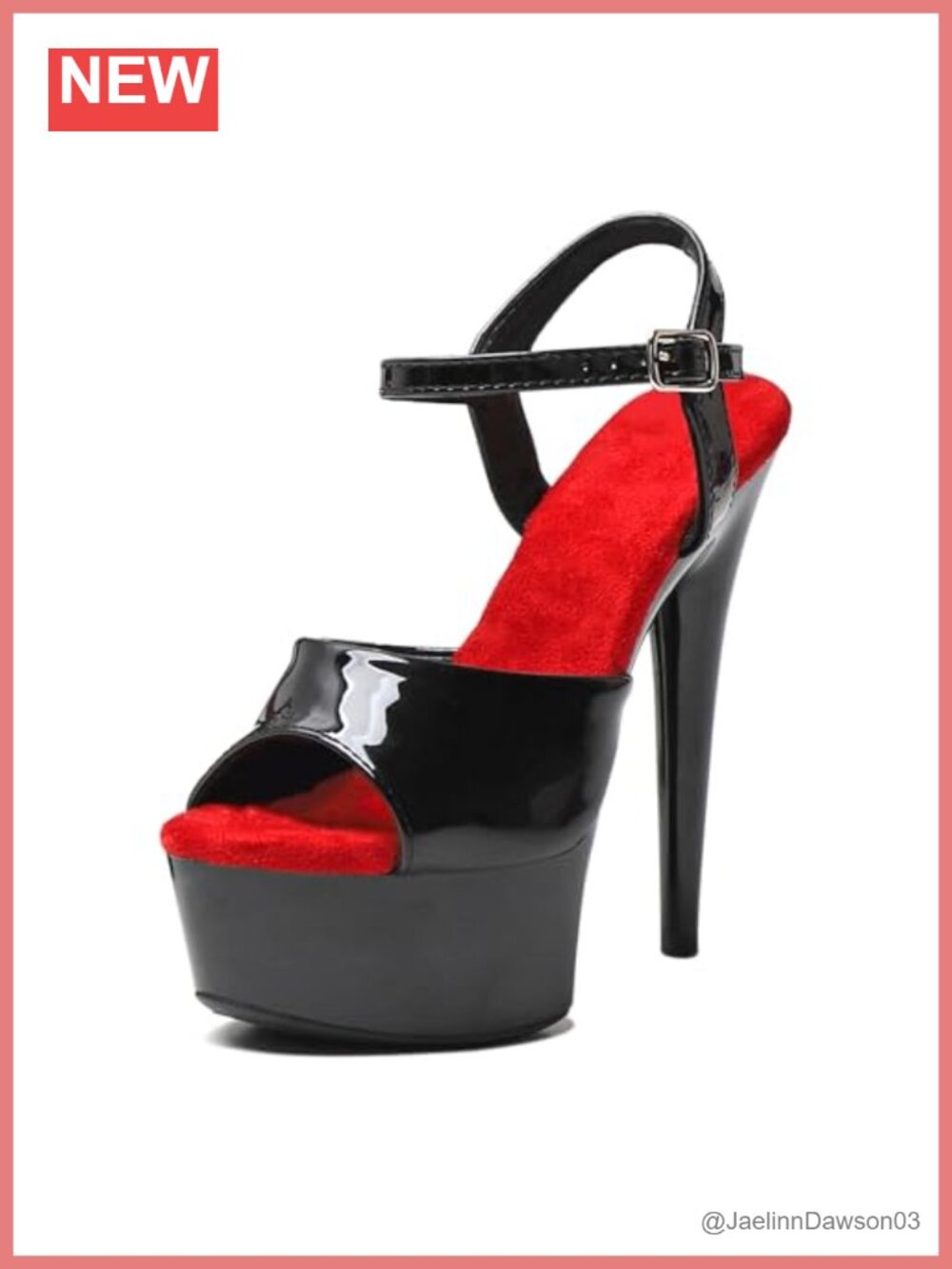 Womens 6in Platform Sandal Heels Ankle Strap Stiletto Exotic Dancer Shoes 15cm